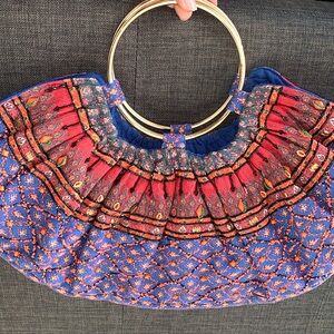 NWOT ANTHROPOLOGIE Embellished
Quilted Satchel bag